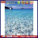 Paint By Numbers DIY Clear Beach Painted on Canvas Oil Picture Craft Wall Decor