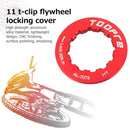 #A TOOPRE 11T Cassette Flywheel Lock Cover Aluminum MTB Bike Freewheel Locks Rin