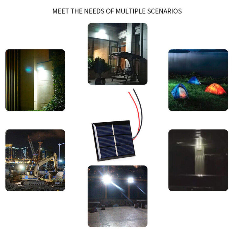 0.4W 1.5V Solar Panel with Wire Mini Solar System DIY for Battery Cell Char