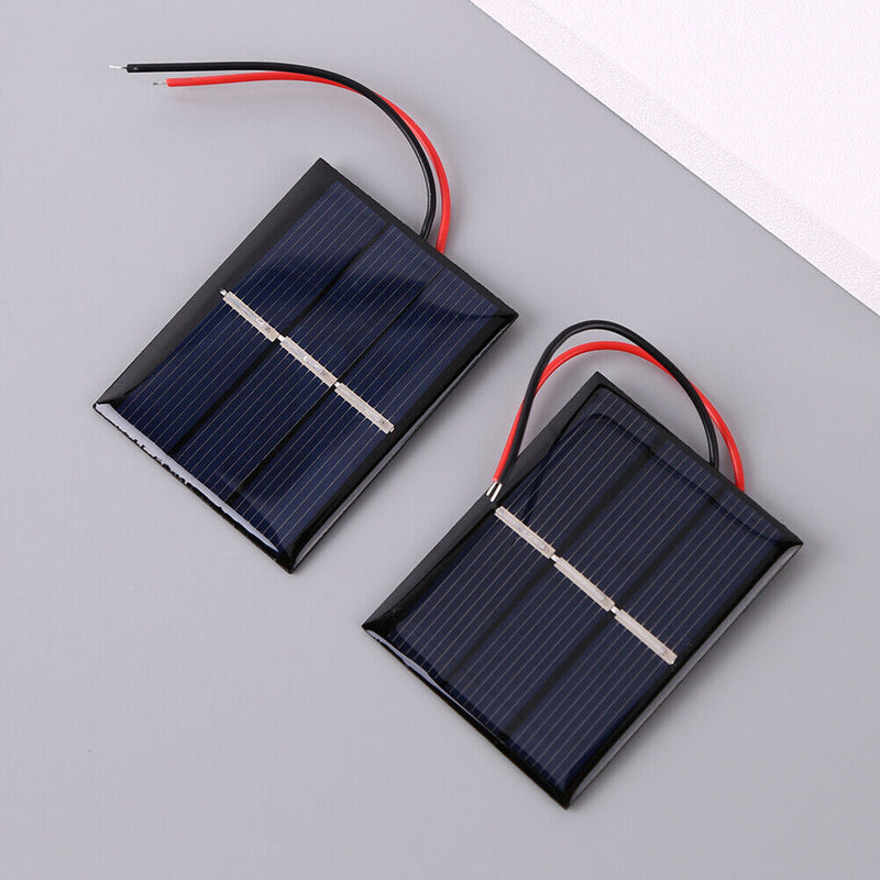 1.5V Solar Panel with Wire Mini Solar System DIY for Battery Charger (2pcs)