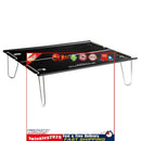 Outdoor Folding Mini Table Portable Collapsible Compact Table (Black) Newly