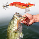 8.5cm Hard Bait Squid Jig Sea Fishing Lure Octopus Wooden Shrimp Cuttlefish Lure