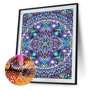 5D DIY Mandala Luminous Diamond Painting Full Round Drill Mosaic Picture Deco