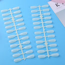 240pcs False Nail Tips Polish Gel DIY Nails Display Shelf Nail Art (Beige) Newly