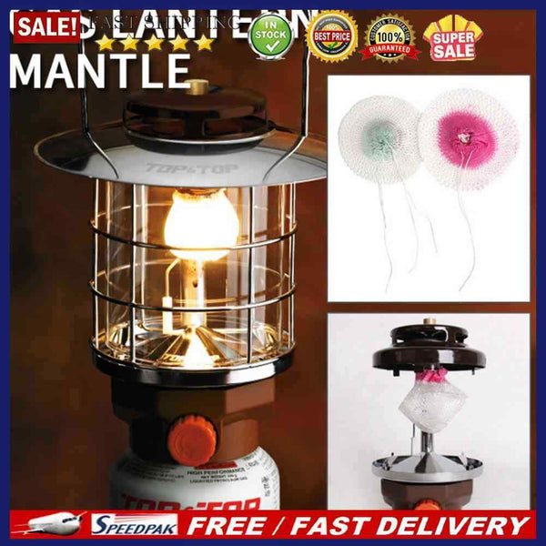 Outdoor Camping  Gas Lantern Mantles Safety Kerosene Lamp Gauze Light