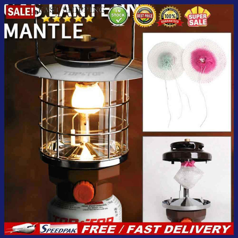 Outdoor Camping  Gas Lantern Mantles Safety Kerosene Lamp Gauze Light