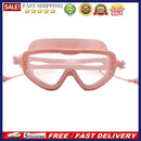 Swimming Goggles with Earplugs Waterproof HD Adults Diving Eyewear (Pink)2x