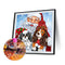 #A 5D DIY Diamond Painting Santa Claus Puppy Kits Full Round Drill Wall Decor Ar