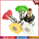 5pcs 250 BAR High Pressure Washer Snow Foam Lance Spray Nozzle Tip 5 Color
