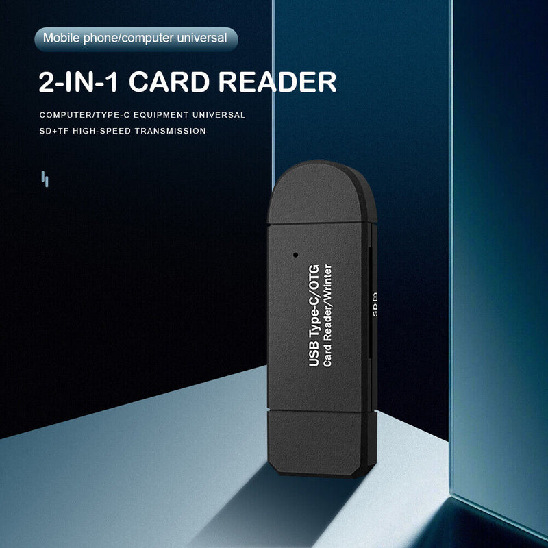 USB 2.0 OTG Micro TF SD Card Reader High-speed Smart Memory Card Adapter Newly