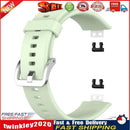 Silicone Bands+Buckle Watchband Replace for Huawei Watch Fit Strap (Green) Newly