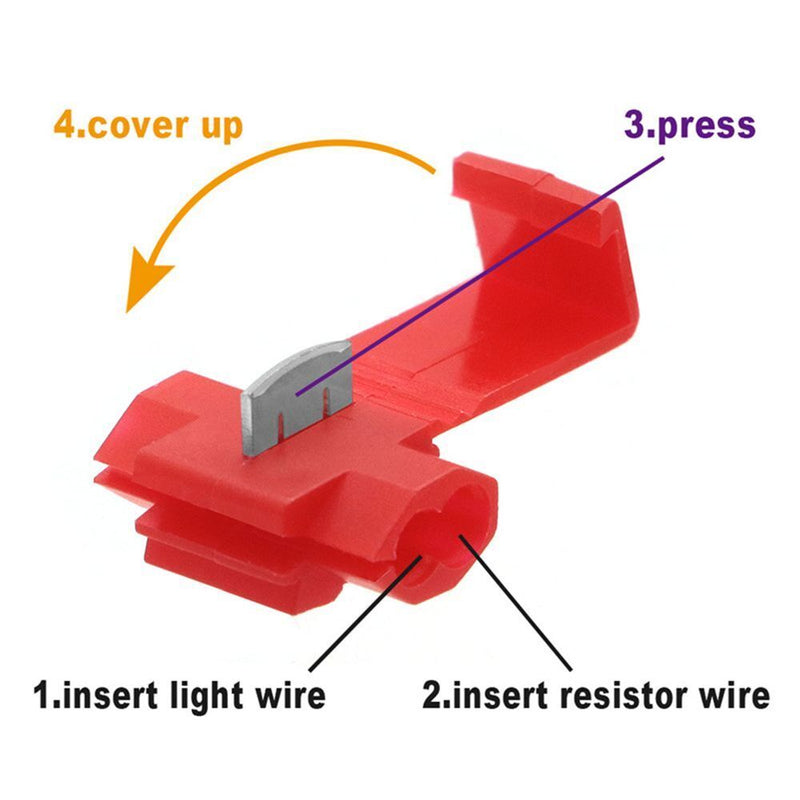 Wiring Resistance Turn Signal 50W 6 ohm Headlight Load Resistor Load Resistor