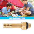 Outdoor Camping Gas Tank Refill Adaptor Valve Gas Can Filling Joint (6mm)