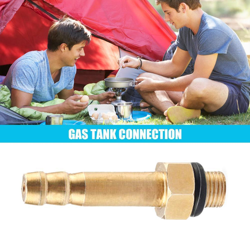 Outdoor Camping Gas Tank Refill Adaptor Valve Gas Can Filling Joint (6mm)