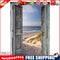 Seaside Doors 5D DIY Round Diamond Painting Embroidery Cross Stitch Mosaic