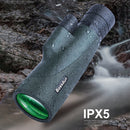 10-30X50 BAK7 Prism Waterproof Zoom Monocular Optic Telescope (Army Green)