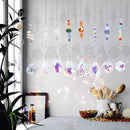 Crystal Ornaments - Clear Crystals Hanging Pendants Charm Ornaments Pack of