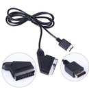 1pc 2m AV Cable RGB SCART Cable TV AV Connection Cable for Playstation PS1 PS2 P