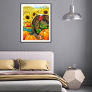 5D DIY Autumn Pumpkin Full Round Diamond Painting Kit Picture Artwork Craft