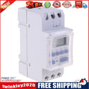 220VAC 16A Din Rail Digital Programmable Timer Switch Relay Timer Control