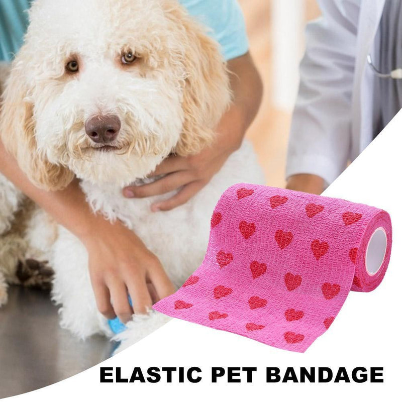 Pet Dog Cat Elastic Bandage Non-woven Pet Self Adherent Wound Tape (XL)