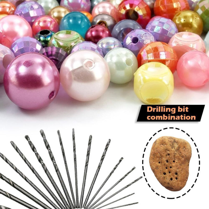 25pcs Straight Shank High Speed Steel Twist Drill Bits Woodworking Reamer Newly