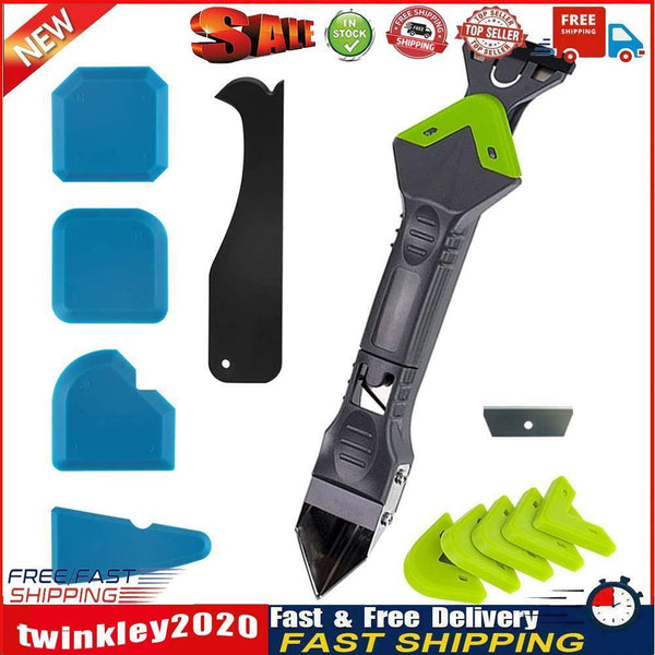 11pcs Glass Cement Scraper Remover Caulk Finisher Sealant Smooth Scraper Newly