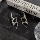 Earrings Geometric Stud Earrings Note Hollow Out Earring Irregular Earrings