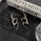 Earrings Geometric Stud Earrings Note Hollow Out Earring Irregular Earrings