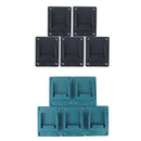 5pcs Tool Holder for Bosch/Makita 18V Lithium Battery Machine Rack (Blue)