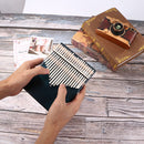 21 Keys Mahogany Wooden Kalimba Musical Instrument Thumb Piano African Mbira