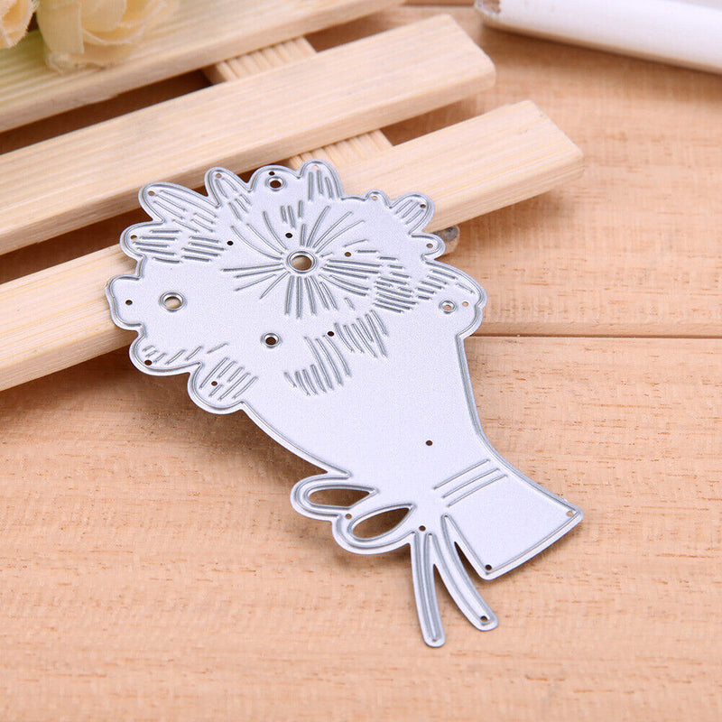 A Bouquet of Flowers Metal Cutting Die Stencil DIY Scrapbooking Craft Tool-16088