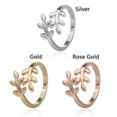 Opening Finger Wear Yarn Guides Sewing Leaves Shape Knitting Ring Crochet Loop