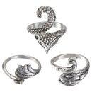 Yarn Guides Thimble Finger Wear Crochet Loop Open Ring Sewing Hook Knitted Ring