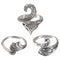 Yarn Guides Thimble Finger Wear Crochet Loop Open Ring Sewing Hook Knitted Ring