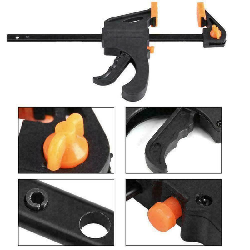 Quick Adjustable Woodworking Clip Quick Grip Squeeze 2Q6W Wood Clamp X0C8