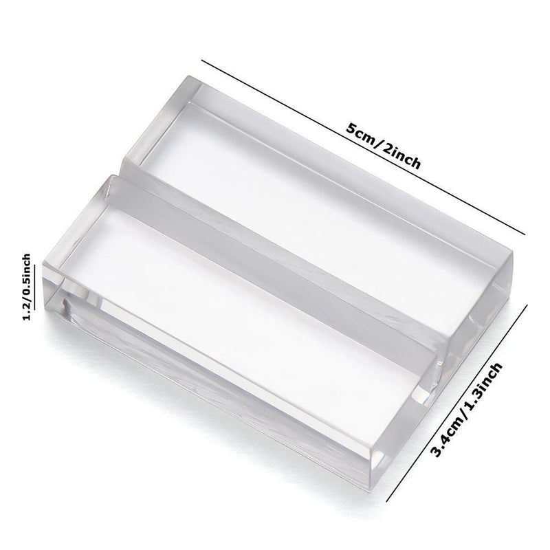 Display Stand Acrylic Sign Holder Table Numbers Holder Clamps Stand Place Card