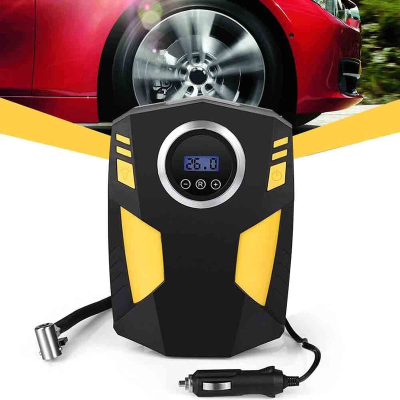 12V Portable Digital Display Car Air Inflatable Pump Bicycle Car Tyre Inflator