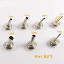 45 Degree Bent for 861DW Hot Air Nozzles Soldering Station Curved Heat Nozzle