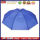 5pcs Head Umbrella Anti-Rain Fishing Anti-Sun Umbrella Hat (D)