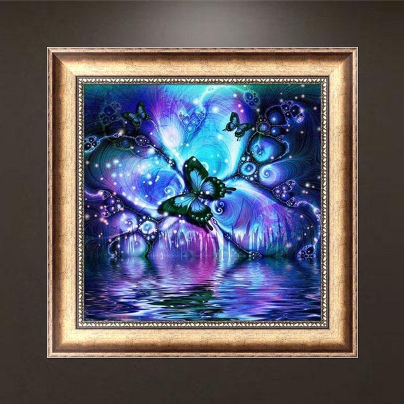 Butterfly Embroidery 5D DIY Full Drill Diamond Painting Cross Stitch Mosaic