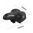 Comfort Wide Big Bum Bike Bicycle Gel Cruiser Extra Sport Soft Seat Pad V4Y2