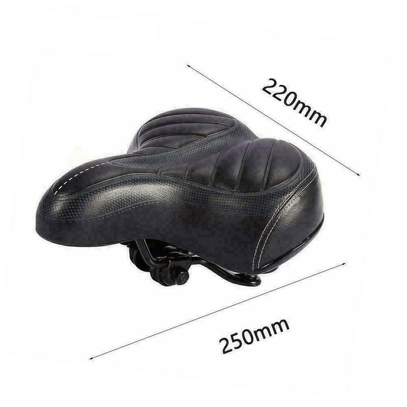 Comfort Wide Big Bum Bike Bicycle Gel Cruiser Extra Sport Soft Seat Pad V4Y2
