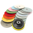 Tools 16pcs Garden Grinding Discs Set Diamond Polishing Pads Marble Polishing
