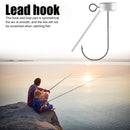 6pcs/Lot Mushroom Head Bass Fishing Hooks for Soft Bait Stainless Steel Hook