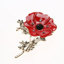 Women Chic Flower Corsage Fashion Rhinestone Party Brooch Clothing Gift