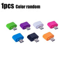 1x Micro USB to USB OTG adapter connector High-speed phone For android C0U7