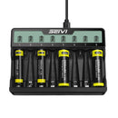 Charger Fast Charging Dock For AA AAA NI-CD NI-MH Rechargeable Batteries
