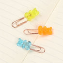 Office Cartoon Stationery Paper Clips Bookmark Binder Clip Holder Organizer