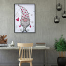 5D Diamond Painting DIY Rhinestone Special Shaped Love Heart Gnome Pictures Kit